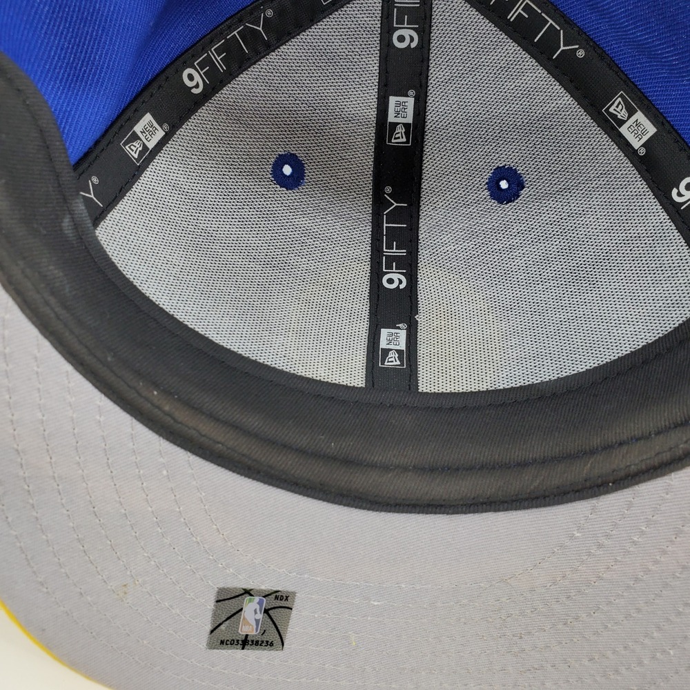 Golden State Warriors New Era 2022 NBA Finals Snapback Hat Blue Basketball - Picture 7 of 11